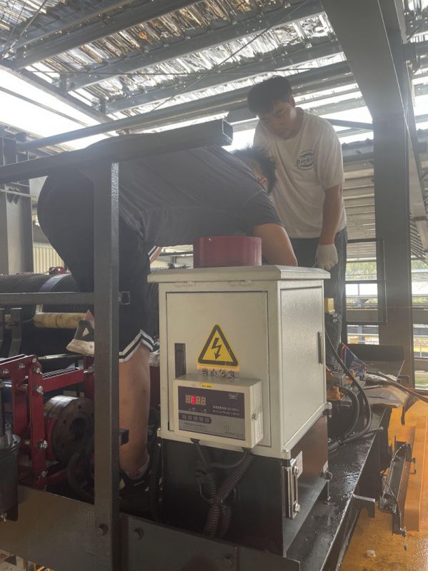 湖北黃岡冶金用天車SB100現場指導調試